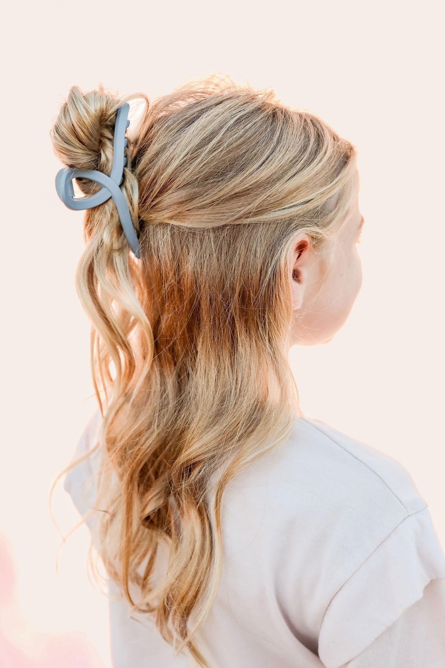 Cornflower Matte Loop - Claw Clip