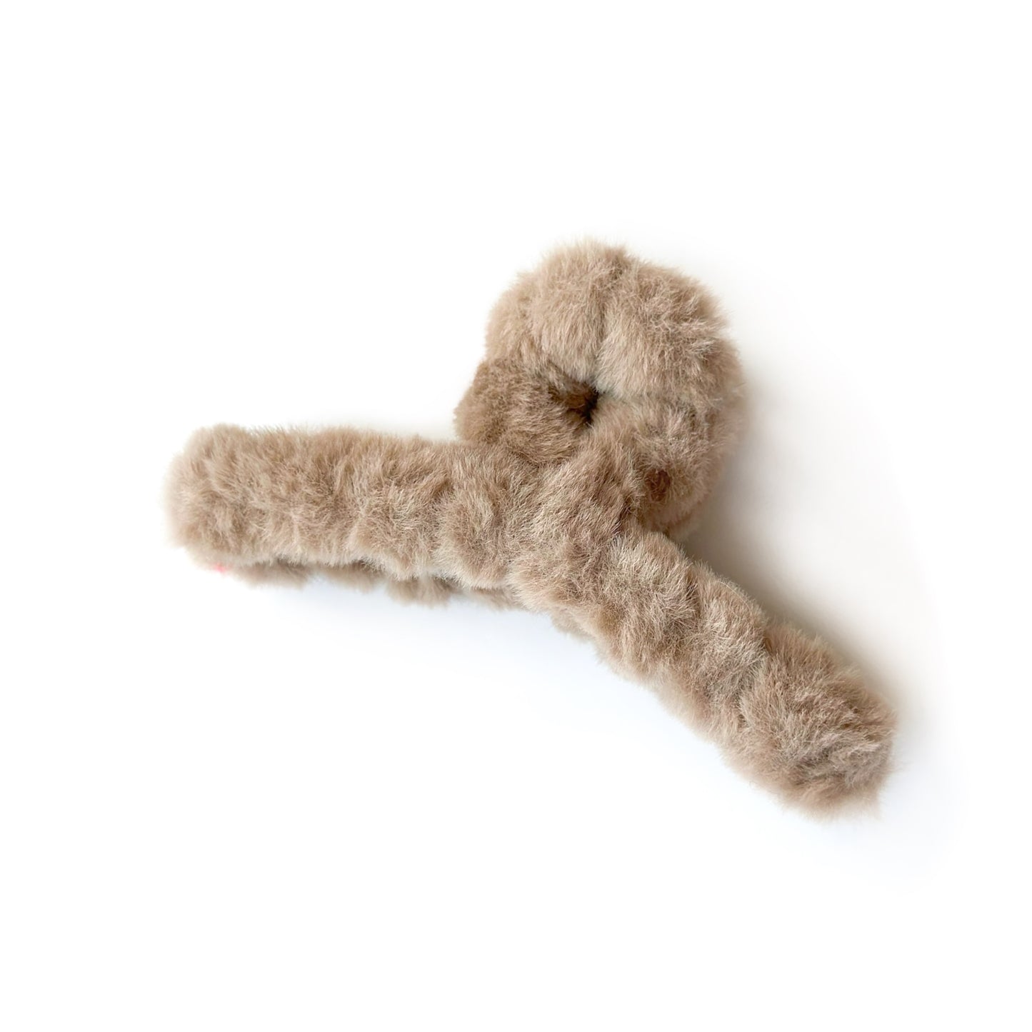 Gingerbread Fluff Loop - Claw Clip