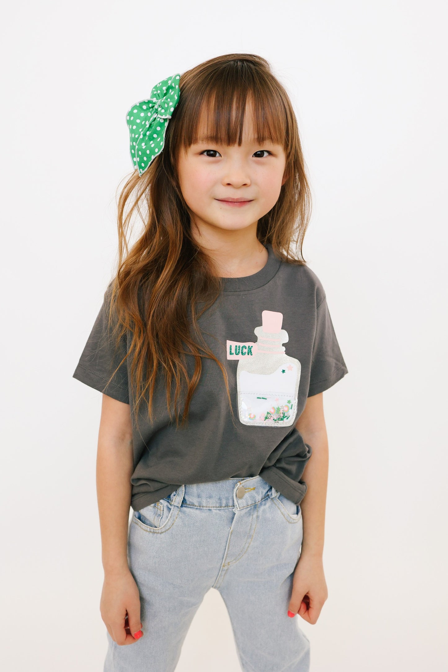 Kelly Green Polka Dot - Medium Fairytale