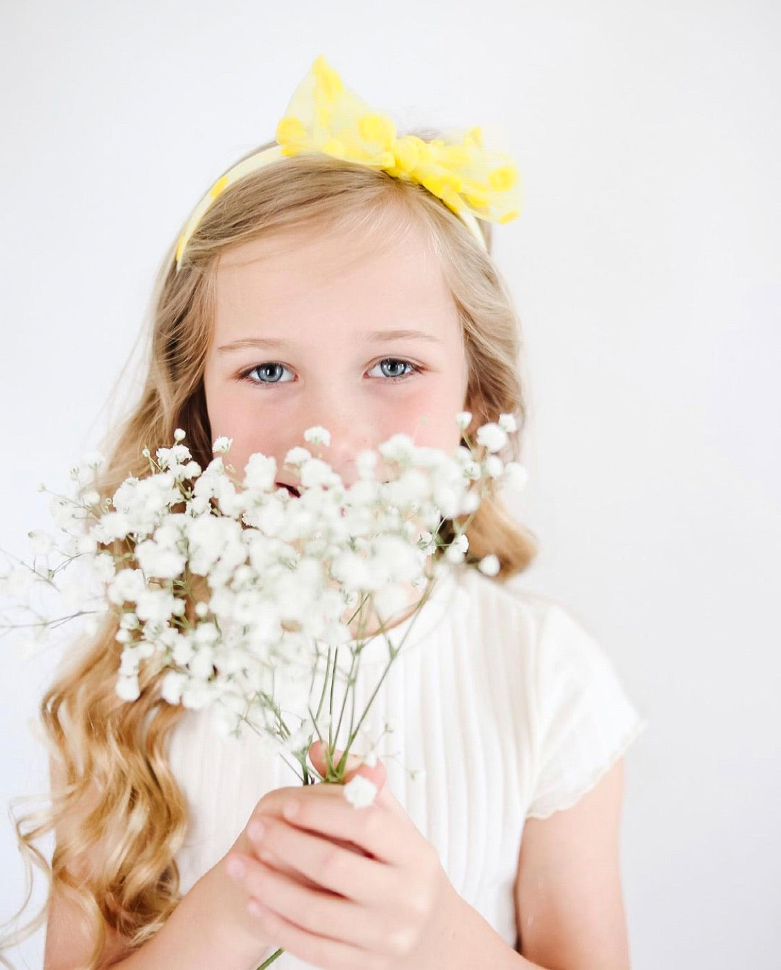 Chickadee Tulle Dot - Big Girl Headband