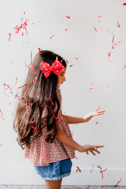 White Hearts - Oversized Twirl