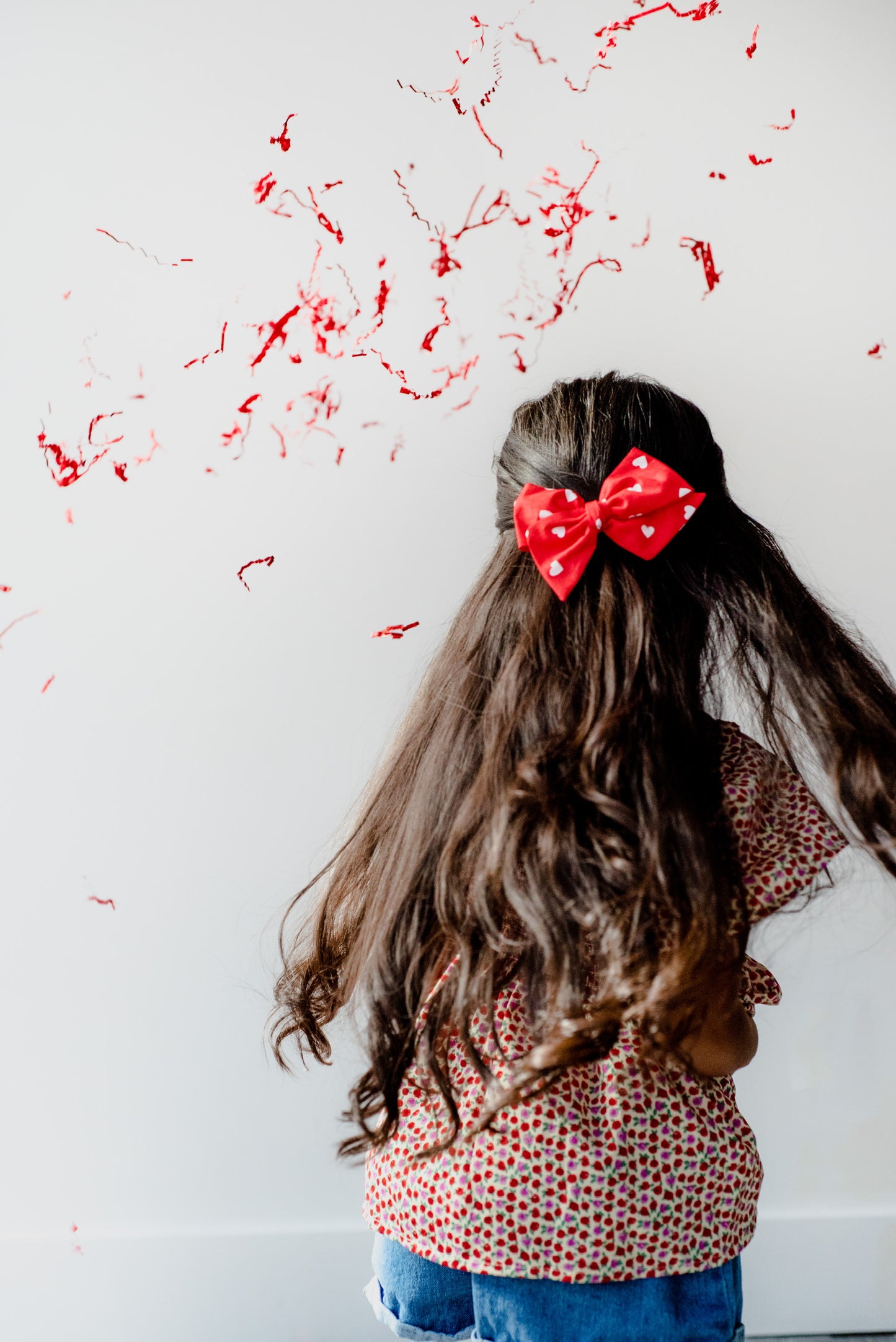 White Hearts - Oversized Twirl