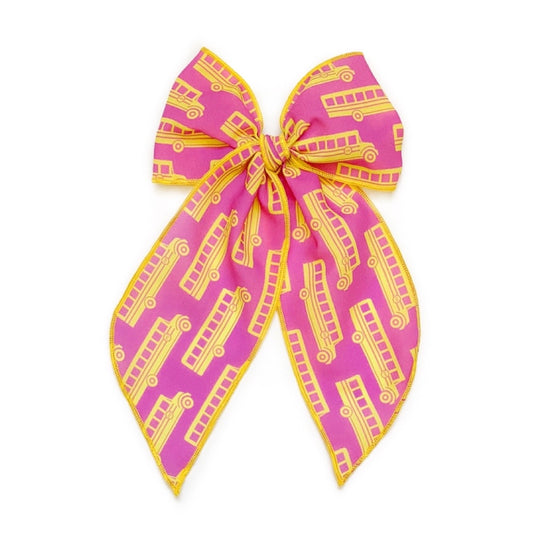 Pink School Bus - Oversized Fairytale