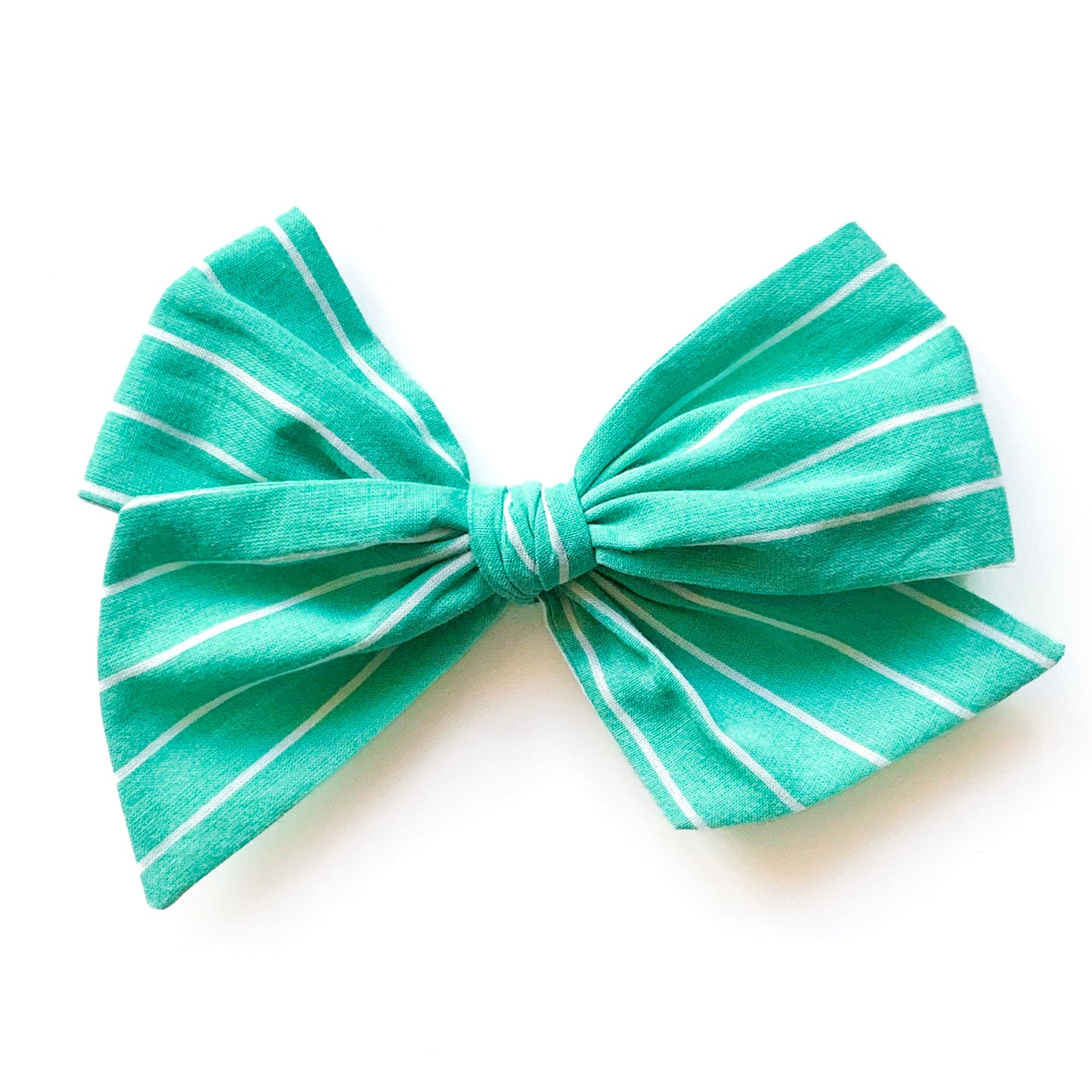 Neon Teal Stripe - Oversized Twirl